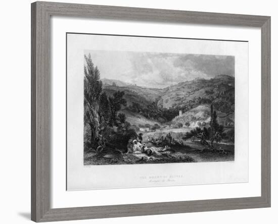 The Mount of Olives, Israel, 1841-E Benjamin-Framed Giclee Print