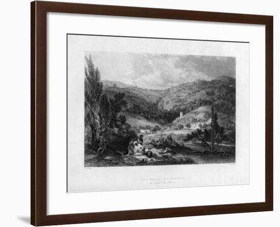The Mount of Olives, Israel, 1841-E Benjamin-Framed Giclee Print