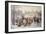 The Mount Vernon Yule Log-Jean Leon Gerome Ferris-Framed Giclee Print