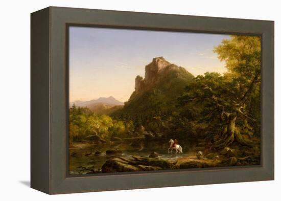 The Mountain Ford, 1846-Thomas Cole-Framed Premier Image Canvas