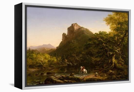 The Mountain Ford, 1846-Thomas Cole-Framed Premier Image Canvas