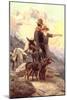 The Mountain Hunt, 1917-Frank Tenney Johnson-Mounted Giclee Print