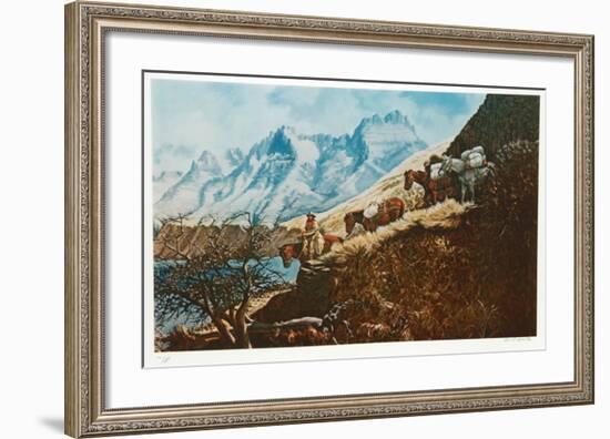 The Mountain Man of Salmon River-Cecil Smith-Framed Collectable Print