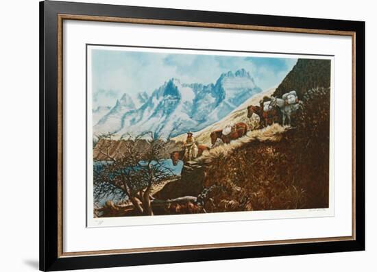 The Mountain Man of Salmon River-Cecil Smith-Framed Collectable Print