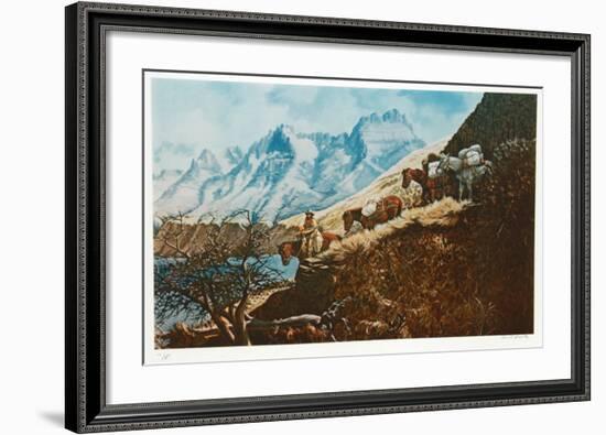 The Mountain Man of Salmon River-Cecil Smith-Framed Collectable Print