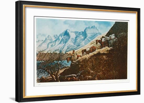 The Mountain Man of Salmon River-Cecil Smith-Framed Collectable Print