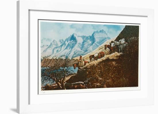 The Mountain Man of Salmon River-Cecil Smith-Framed Collectable Print