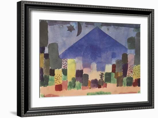 The Mountain Niesen, Egyptian Night-Paul Klee-Framed Premium Giclee Print