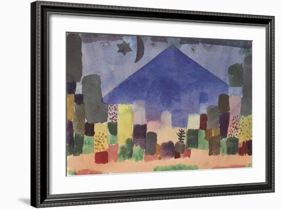 The Mountain Niesen, Egyptian Night-Paul Klee-Framed Giclee Print