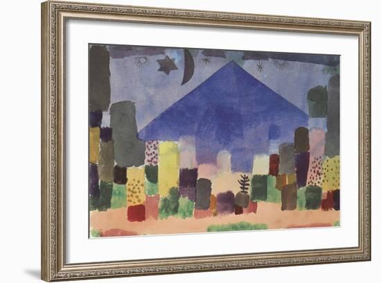 The Mountain Niesen, Egyptian Night-Paul Klee-Framed Giclee Print