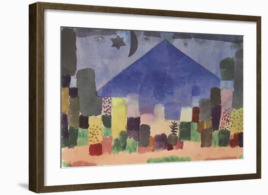 The Mountain Niesen, Egyptian Night-Paul Klee-Framed Giclee Print