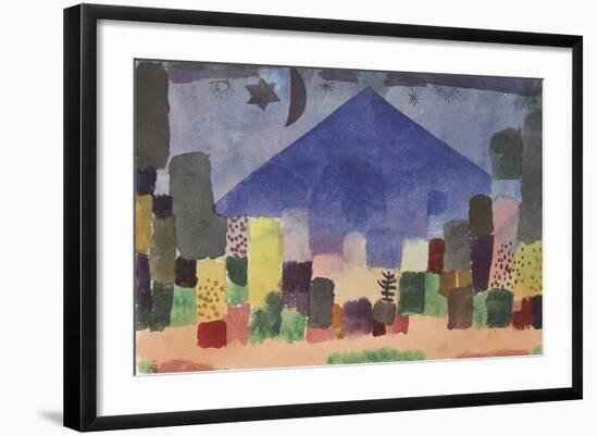 The Mountain Niesen, Egyptian Night-Paul Klee-Framed Giclee Print