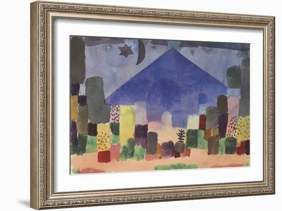 The Mountain Niesen, Egyptian Night-Paul Klee-Framed Giclee Print