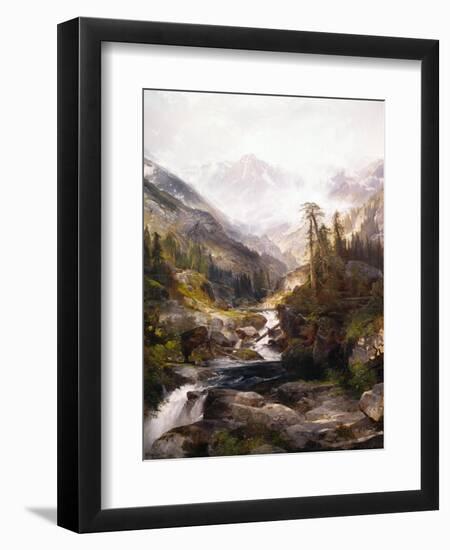 The Mountain of the Holy Cross-Thomas Moran-Framed Giclee Print