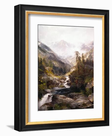 The Mountain of the Holy Cross-Thomas Moran-Framed Giclee Print