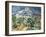 The Mountain Saint Victoire-Paul Cézanne-Framed Art Print