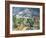 The Mountain Saint Victoire-Paul Cézanne-Framed Art Print