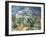 The Mountain Saint Victoire-Paul Cézanne-Framed Art Print