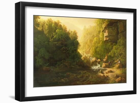 The Mountain Torrent, C.1820-30-Francis Danby-Framed Giclee Print