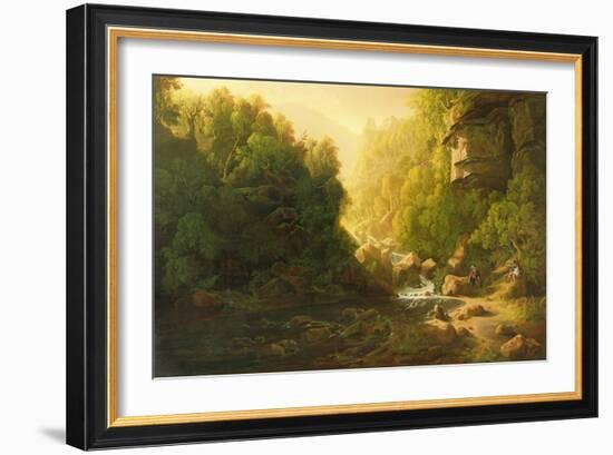 The Mountain Torrent, C.1820-30-Francis Danby-Framed Giclee Print