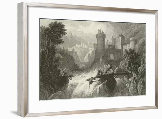 The Mountain Torrent-William Purser-Framed Giclee Print