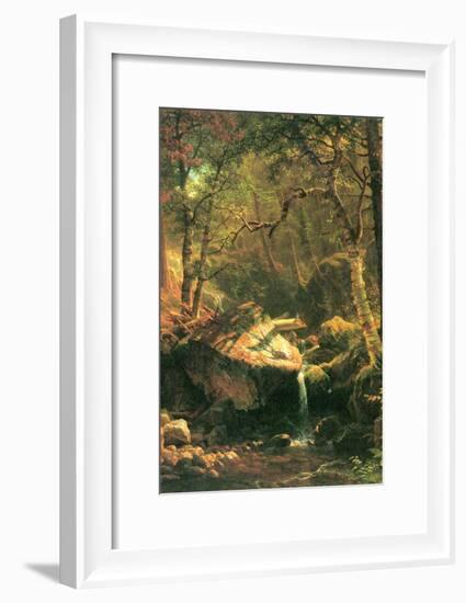 The Mountain-Albert Bierstadt-Framed Art Print