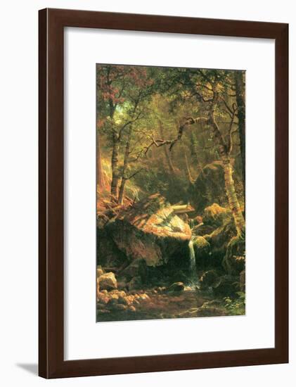 The Mountain-Albert Bierstadt-Framed Art Print