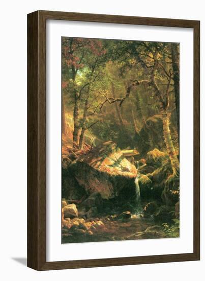 The Mountain-Albert Bierstadt-Framed Art Print