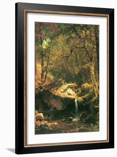 The Mountain-Albert Bierstadt-Framed Art Print