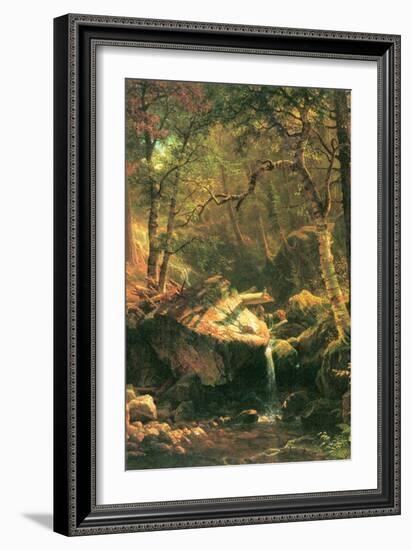 The Mountain-Albert Bierstadt-Framed Art Print