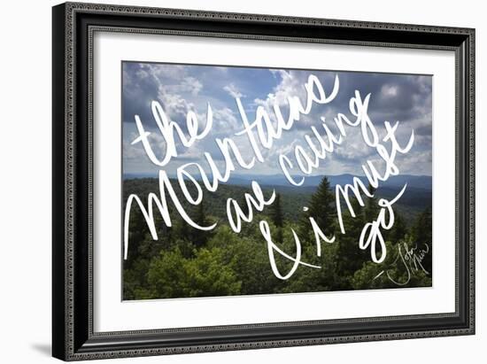 The Mountains are Calling-Kimberly Glover-Framed Premium Giclee Print