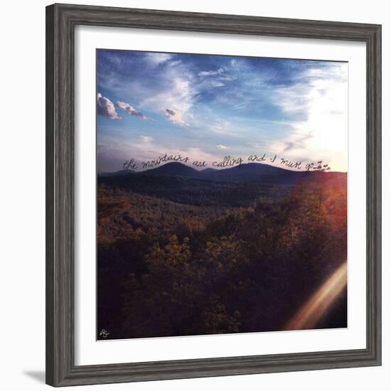 The Mountains are Calling-Kimberly Glover-Framed Giclee Print