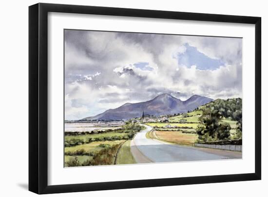 The Mountains of Mourne from near Dundrum-Lydia de Burgh-Framed Giclee Print