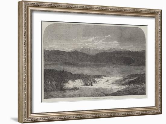 The Mountains of Thermopylae-Edward Lear-Framed Giclee Print