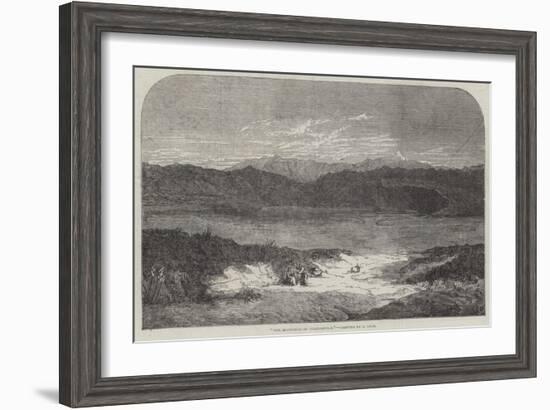 The Mountains of Thermopylae-Edward Lear-Framed Giclee Print