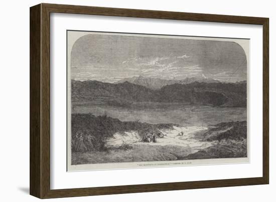 The Mountains of Thermopylae-Edward Lear-Framed Giclee Print