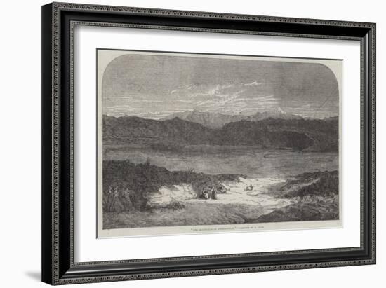 The Mountains of Thermopylae-Edward Lear-Framed Giclee Print