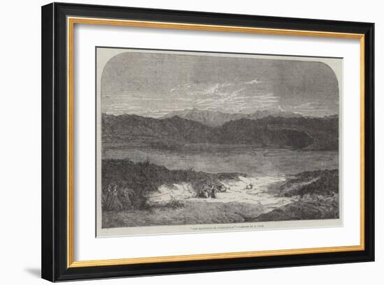 The Mountains of Thermopylae-Edward Lear-Framed Giclee Print