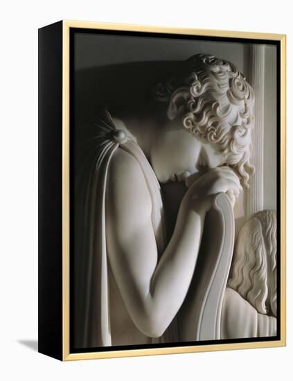 The Mourning of Countess De Haro-Antonio Canova-Framed Premier Image Canvas