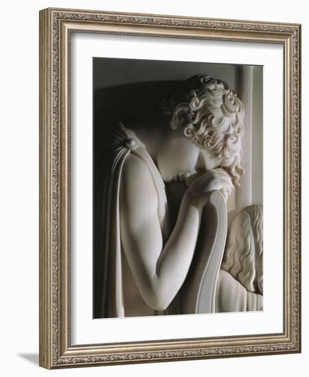 The Mourning of Countess De Haro-Antonio Canova-Framed Giclee Print