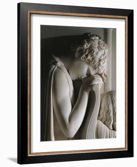 The Mourning of Countess De Haro-Antonio Canova-Framed Giclee Print