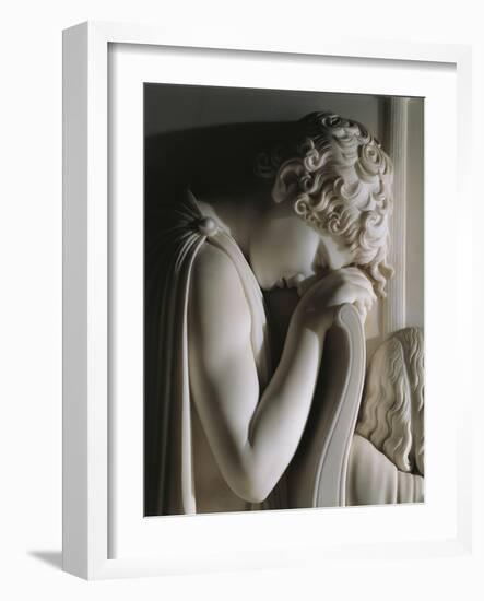 The Mourning of Countess De Haro-Antonio Canova-Framed Giclee Print