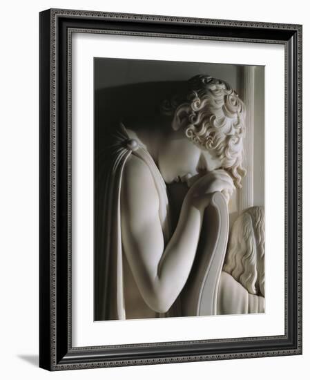 The Mourning of Countess De Haro-Antonio Canova-Framed Giclee Print