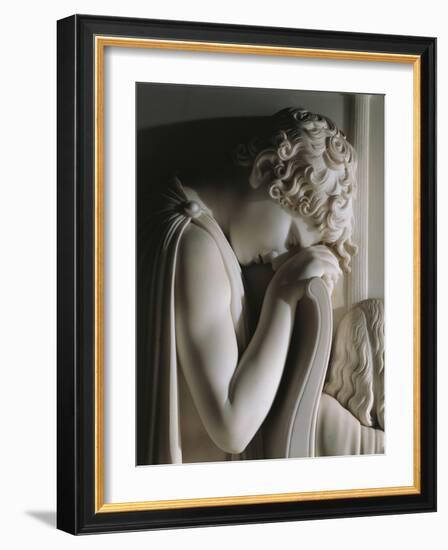 The Mourning of Countess De Haro-Antonio Canova-Framed Giclee Print