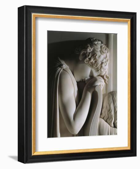 The Mourning of Countess De Haro-Antonio Canova-Framed Giclee Print