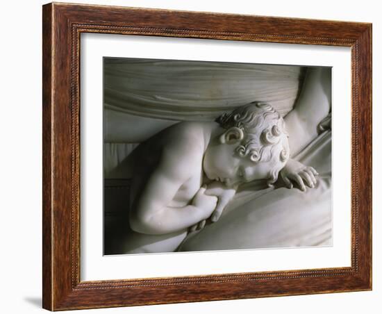 The Mourning of Countess De Haro-Antonio Canova-Framed Giclee Print