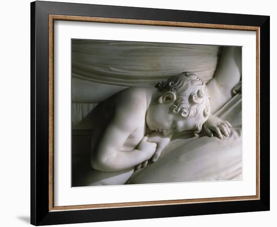 The Mourning of Countess De Haro-Antonio Canova-Framed Giclee Print