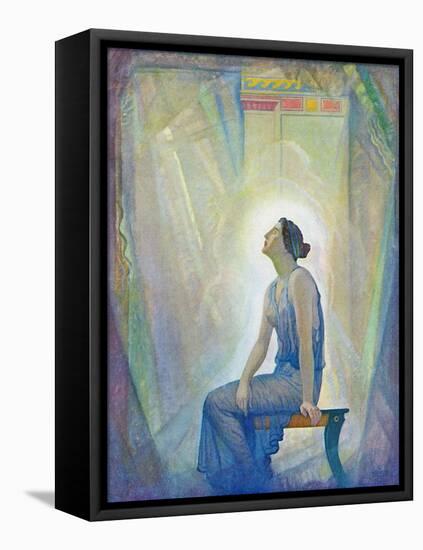 The Mourning Penelope, 1929 (Litho)-Newell Convers Wyeth-Framed Premier Image Canvas