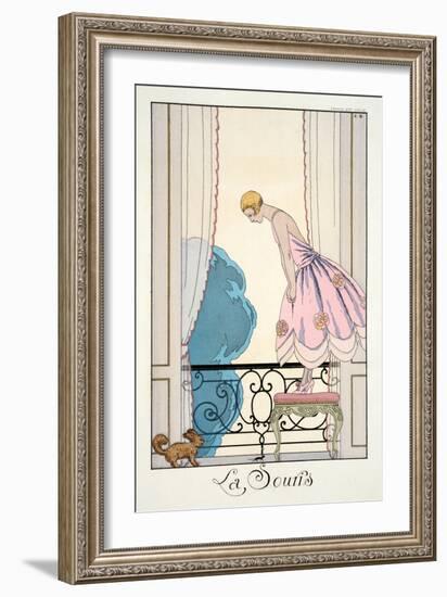 The Mouse, from 'Falbalas and Fanfreluches, Almanach des Modes Présentes, P-Georges Barbier-Framed Giclee Print