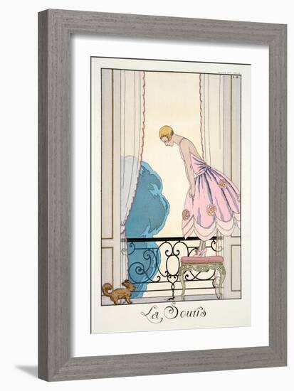 The Mouse, from 'Falbalas and Fanfreluches, Almanach des Modes Présentes, P-Georges Barbier-Framed Giclee Print